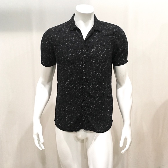 All Saints Other - AllSaints Argo Men’s Polka Dot Button Shirt